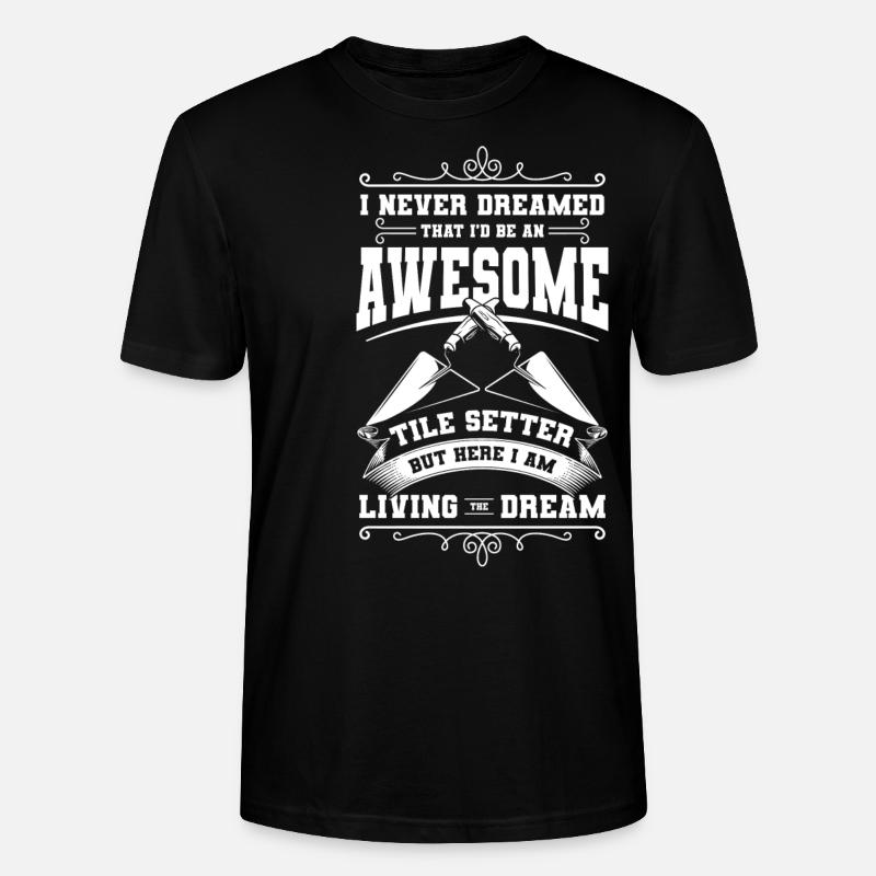 Handwerker Bauwerk Heimwerker Ausbildung - Stanley/Stella Unisex Bio-T-Shirt CRAFTER - Schwarz