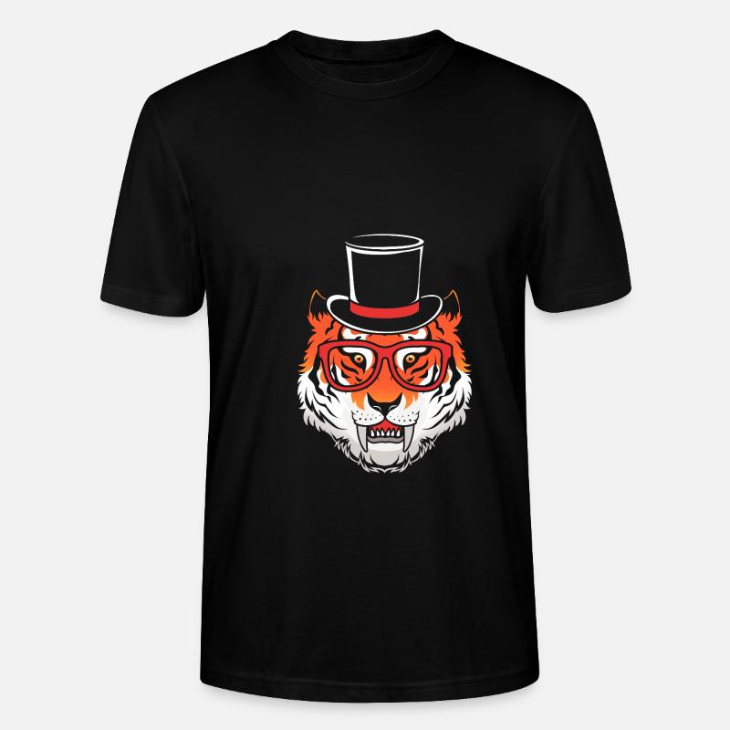 Säbelzahntiger - Stanley/Stella Unisex Bio-T-Shirt CRAFTER - Schwarz
