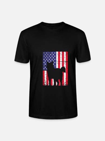 Siberian Husky - Stanley/Stella CRAFTER Unisex Organic T-Shirt - black