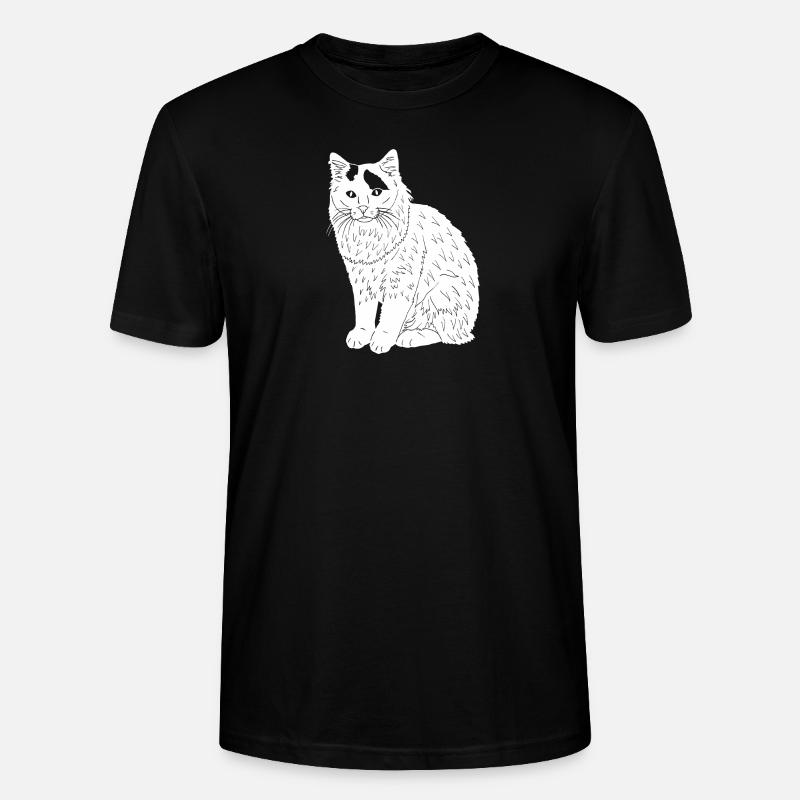 Türkisch Van Katze - Stanley/Stella Unisex Bio-T-Shirt CRAFTER - Schwarz
