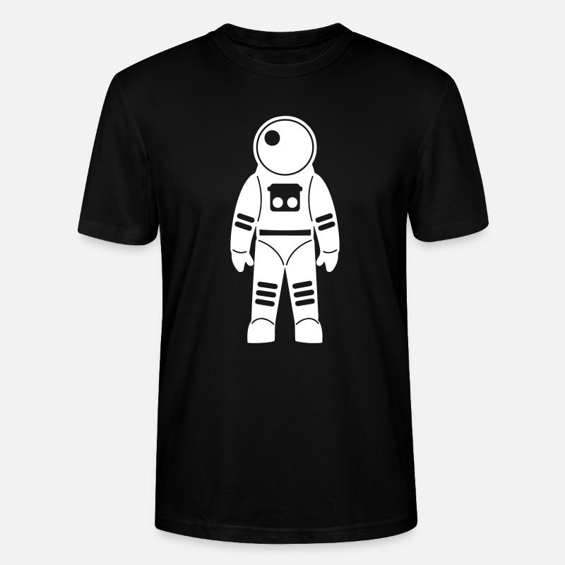 Icône d’astronaute - T-shirt bio CRAFTER Stanley Stella Unisexe - noir