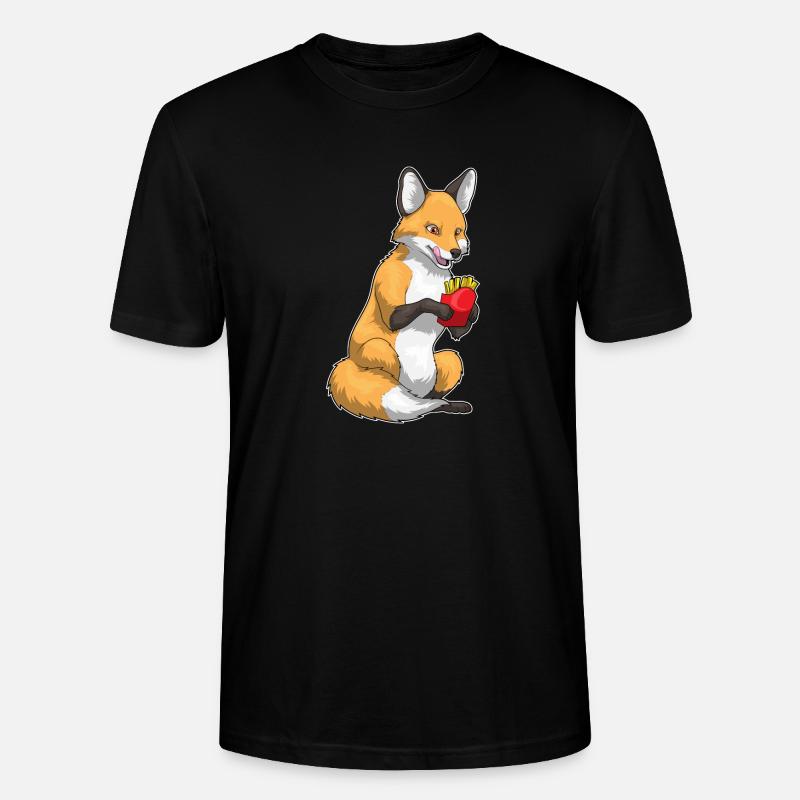 Frites Fuchs - T-shirt bio CRAFTER Stanley Stella Unisexe - noir