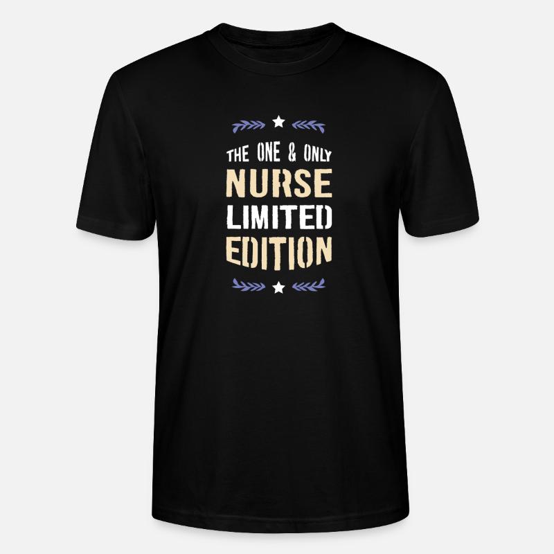 Krankenschwester Limitierte Edition - Stanley/Stella Unisex Bio-T-Shirt CRAFTER - Schwarz