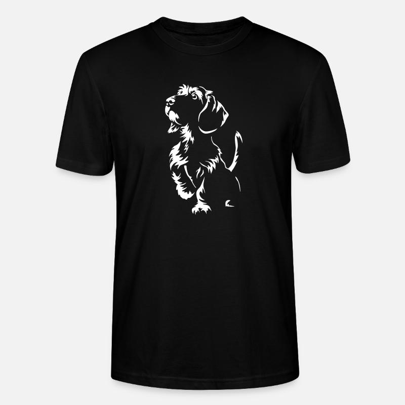 Teckel « Édition Noire » - T-shirt bio CRAFTER Stanley Stella Unisexe - noir