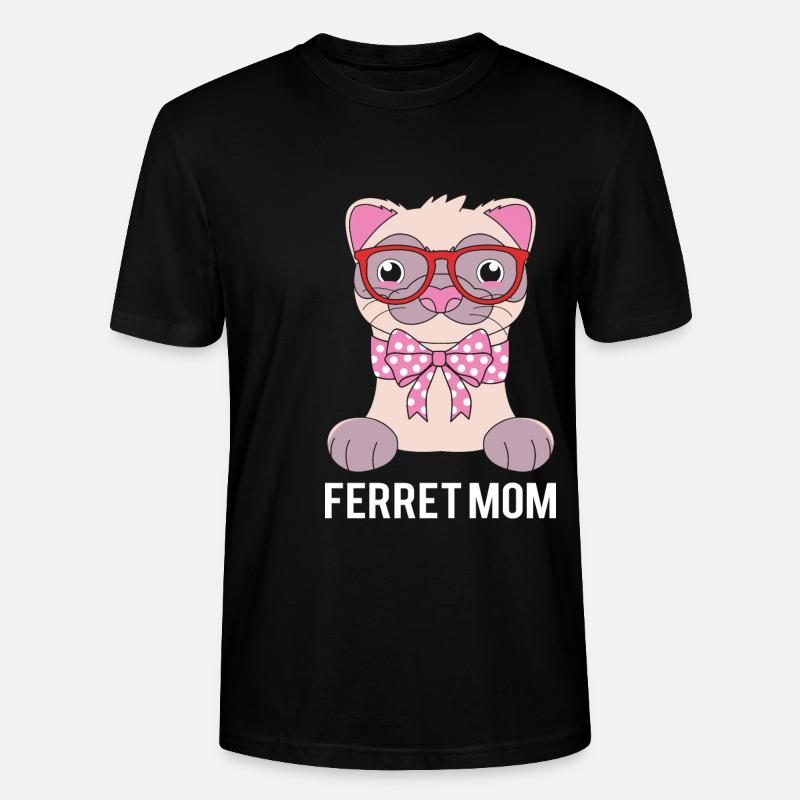 Frettchen - Stanley/Stella Unisex Bio-T-Shirt CRAFTER - Schwarz