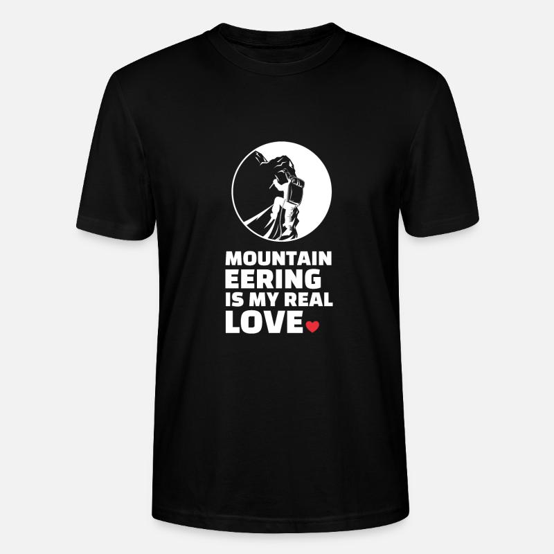 Ich Liebe Bergsteigen - Stanley/Stella Unisex Bio-T-Shirt CRAFTER - Schwarz