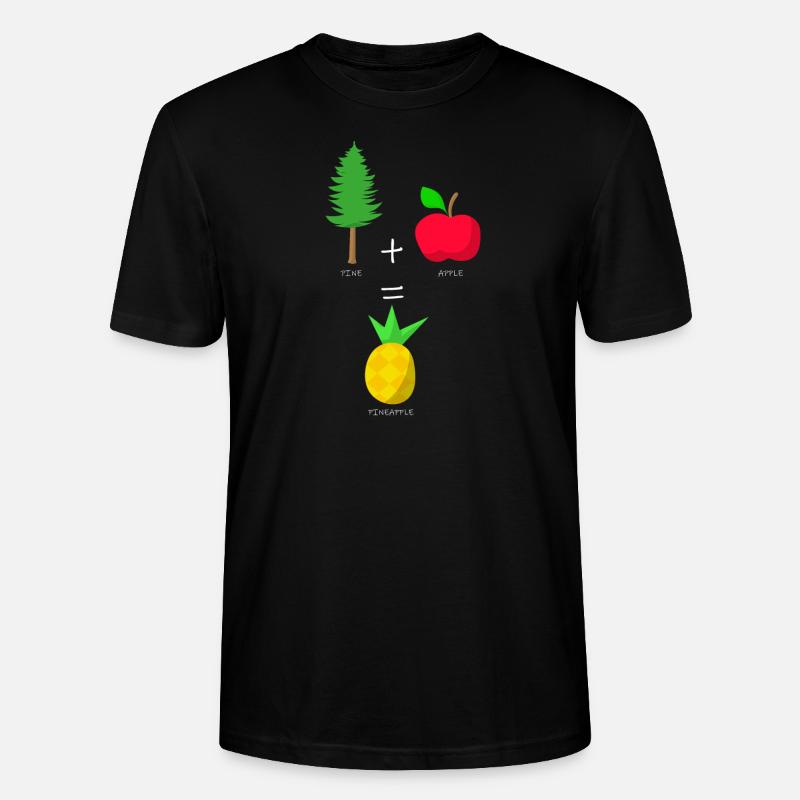 KIEFER+APFEL=ANANAS - Stanley/Stella Unisex Bio-T-Shirt CRAFTER - Schwarz