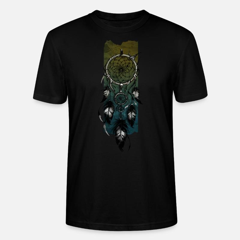Himmlischer Wächter: Traumfänger-Träumerei - Stanley/Stella Unisex Bio-T-Shirt CRAFTER - Schwarz