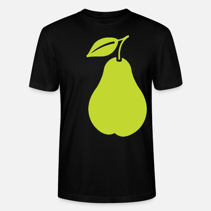 Birne - Stanley/Stella Unisex Bio-T-Shirt CRAFTER - Schwarz