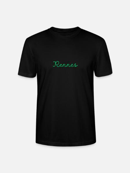 Rennes - T-shirt bio CRAFTER Stanley Stella Unisexe - noir