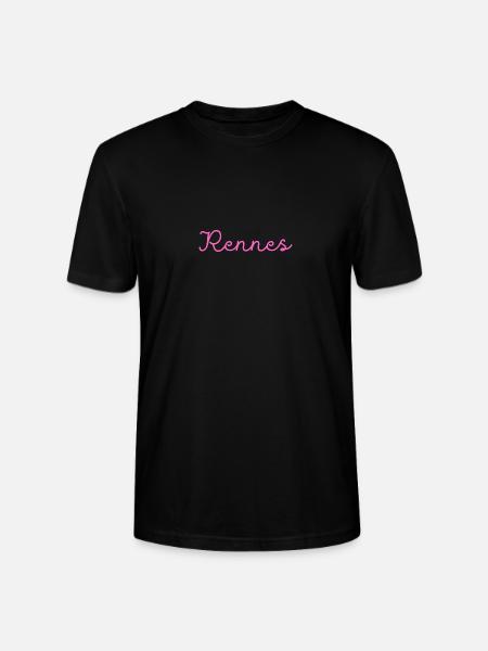 Rennes - T-shirt bio CRAFTER Stanley Stella Unisexe - noir