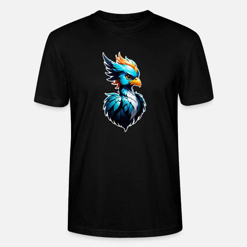 Phönix - Phönix - Feuervogel - Stanley/Stella Unisex Bio-T-Shirt CRAFTER - Schwarz