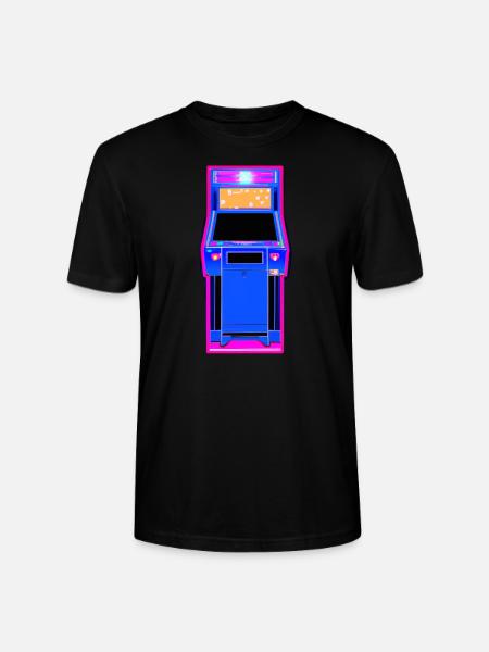Arcade Spielautomat Groß - Stanley/Stella Unisex Bio-T-Shirt CRAFTER - Schwarz