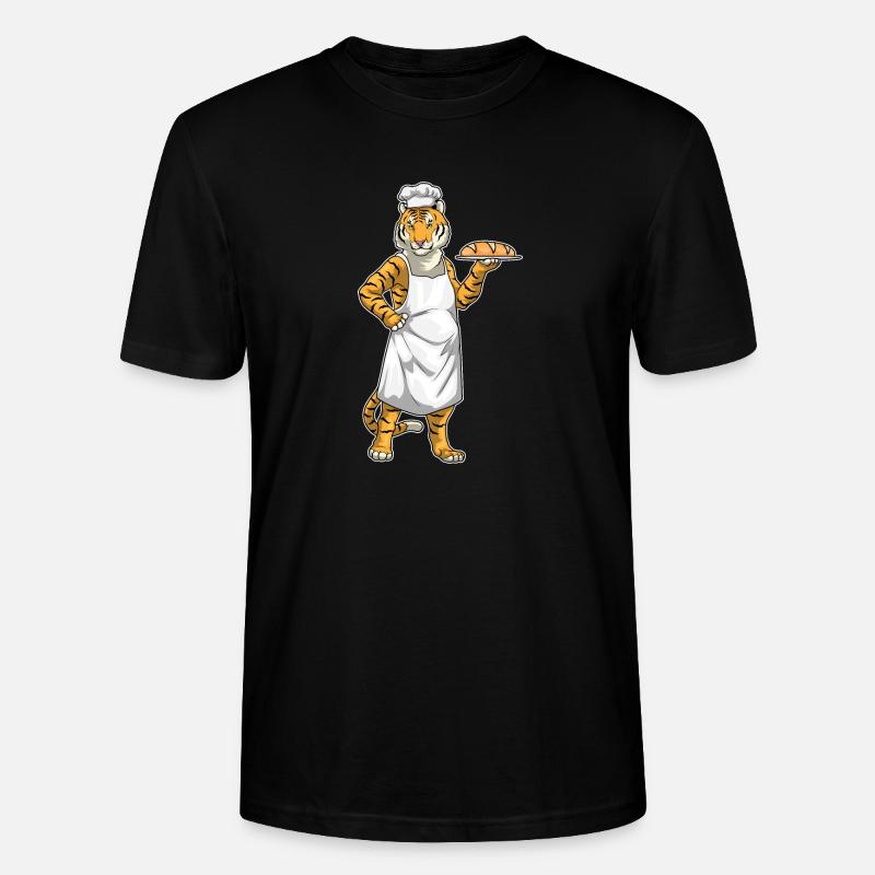 Pain Tiger Baker - T-shirt bio CRAFTER Stanley Stella Unisexe - noir