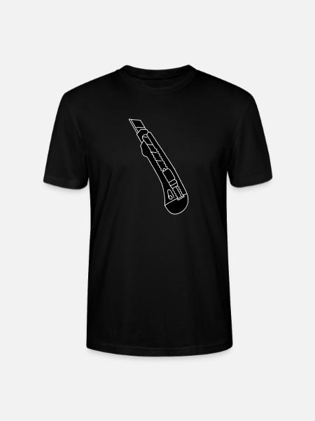 Cutter Rug Knives 2 - Stanley/Stella CRAFTER Unisex Organic T-Shirt - black