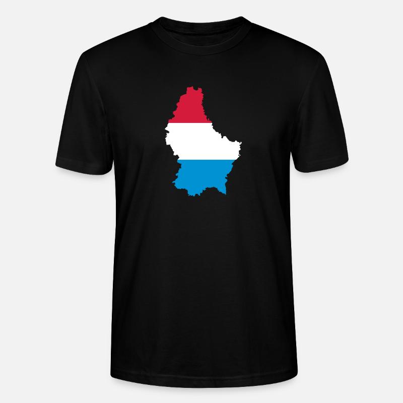 Luxembourg - T-shirt bio CRAFTER Stanley Stella Unisexe - noir