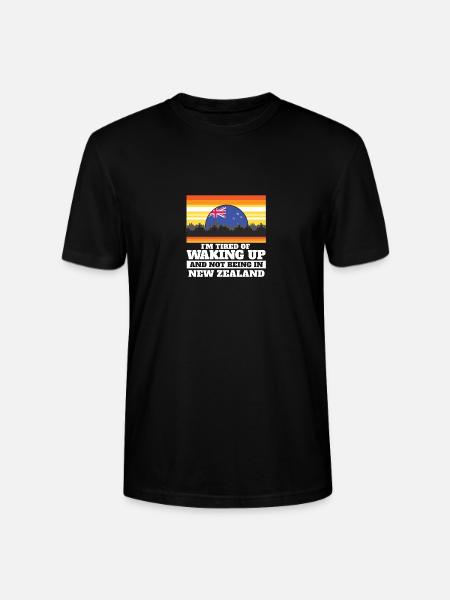 Ik ben het zat om wakker te worden en niet in het nieuwe te zijn - Stanley/Stella Uniseks bio-T-shirt CRAFTER - zwart