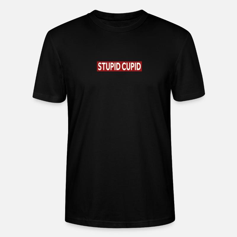 STUPID CUPID - Stanley/Stella Unisex Bio-T-Shirt CRAFTER - Schwarz