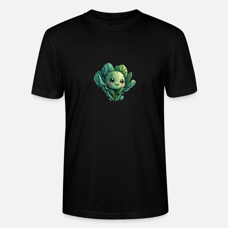 Kohl fröhlicher Comic Stil - Stanley/Stella Unisex Bio-T-Shirt CRAFTER - Schwarz