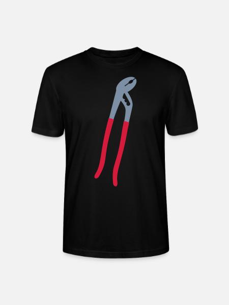 Zange Rohrzange - Stanley/Stella Unisex Bio-T-Shirt CRAFTER - Schwarz