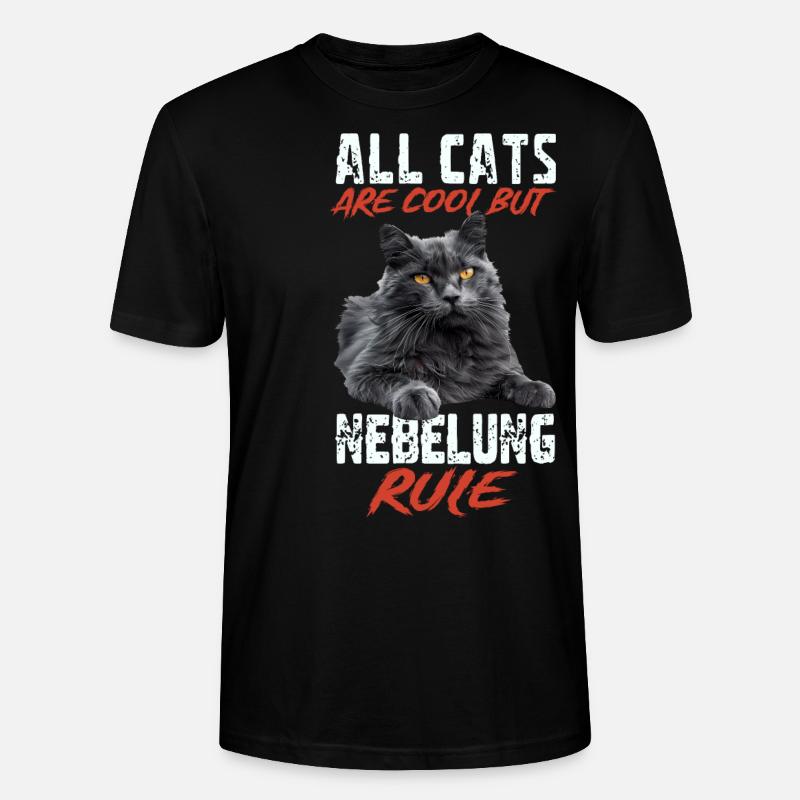 Nebelung - Stanley/Stella Unisex Bio-T-Shirt CRAFTER - Schwarz