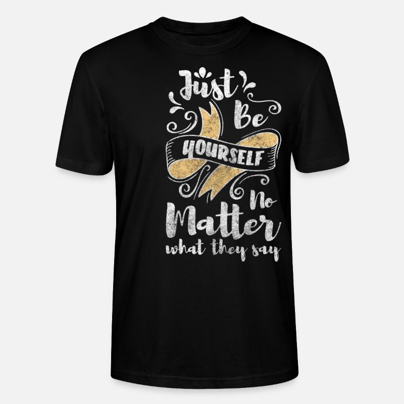 Einzigartig Besonders - Stanley/Stella Unisex Bio-T-Shirt CRAFTER - Schwarz