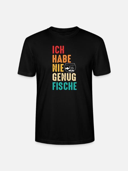 Aquarium Aquaristik Fische - Stanley/Stella Unisex Bio-T-Shirt CRAFTER - Schwarz