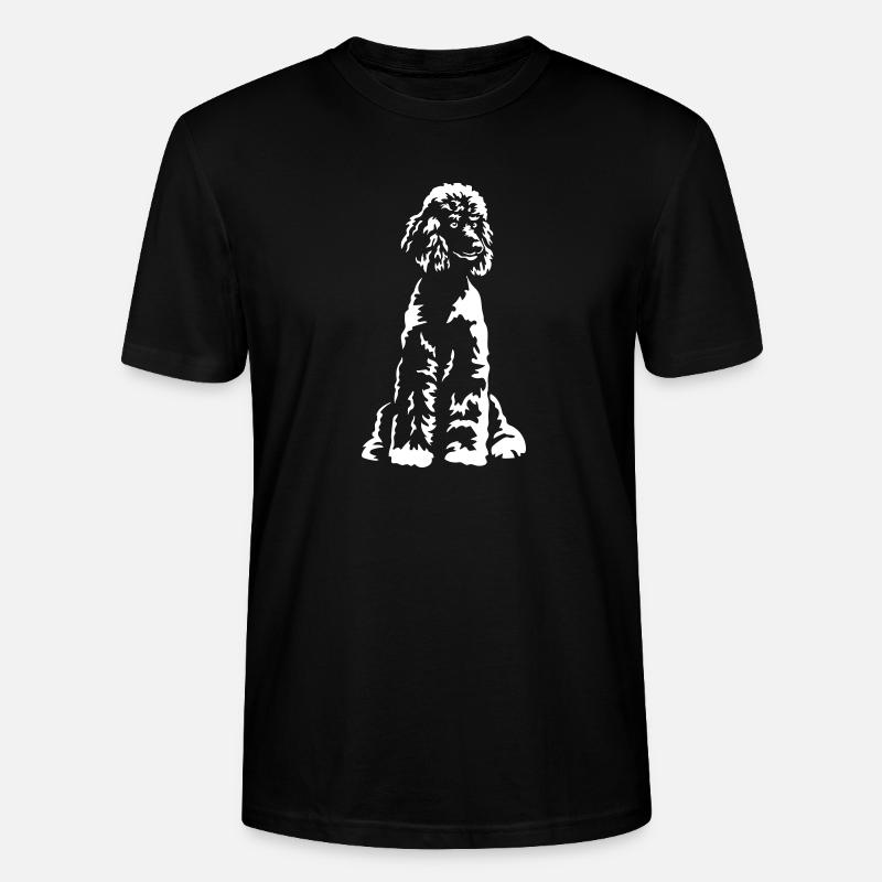 Pudel "Black Edition" - Stanley/Stella Unisex Bio-T-Shirt CRAFTER - Schwarz