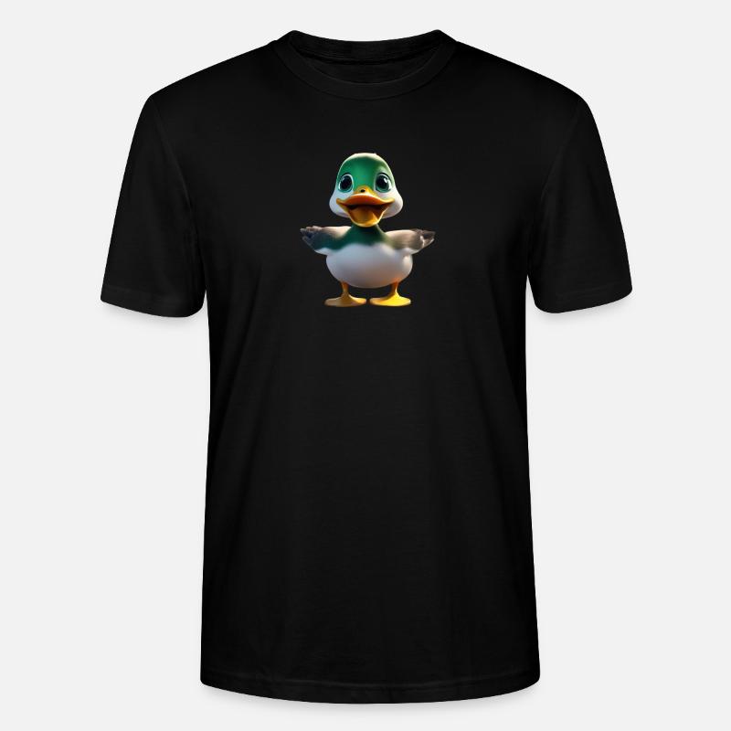 Caneton doux - T-shirt bio CRAFTER Stanley Stella Unisexe - noir