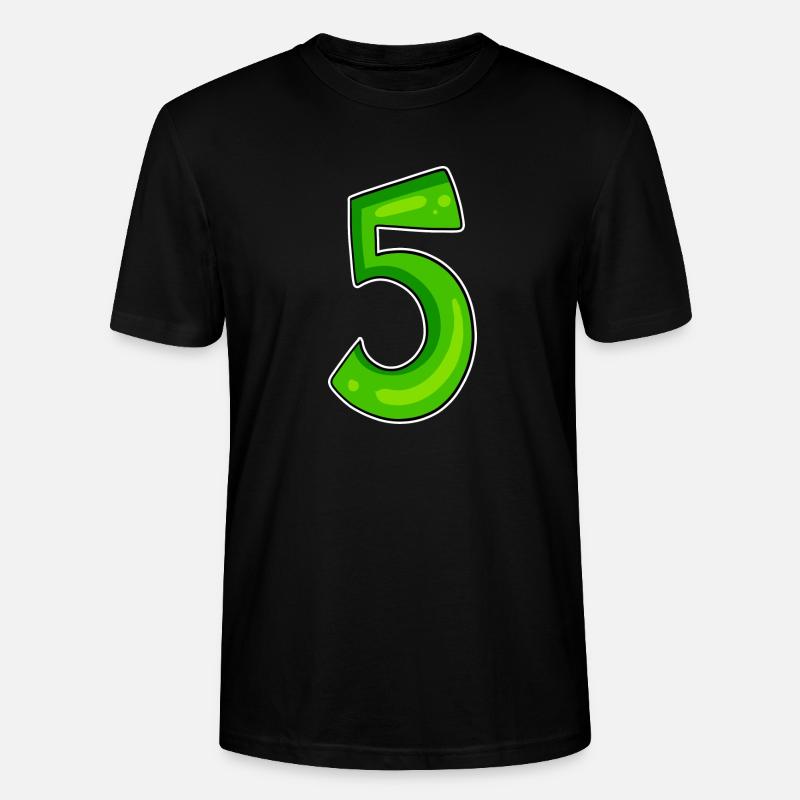 Numéro 5 Numéro Vert - T-shirt bio CRAFTER Stanley Stella Unisexe - noir
