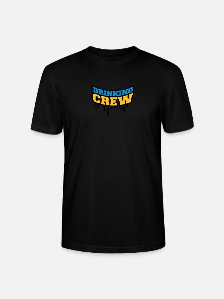 Drinking Crew Graffiti - Stanley/Stella Unisex Bio-T-Shirt CRAFTER - Schwarz