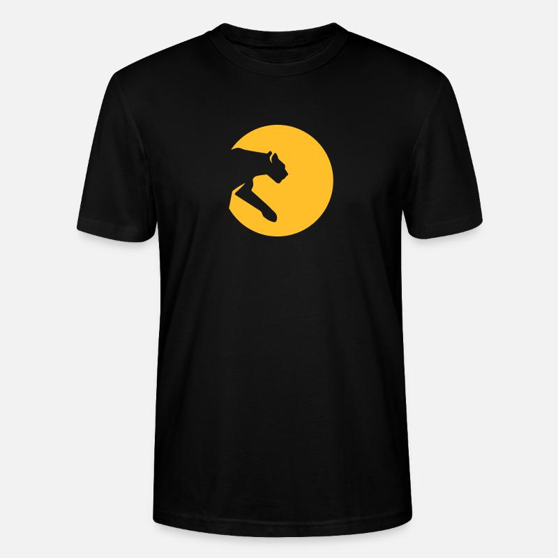 Leopard - T-shirt bio CRAFTER Stanley Stella Unisexe - noir
