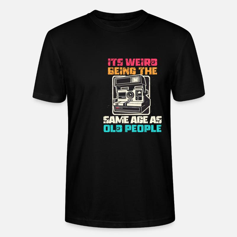 Millésime | Classique | Classique | Vieux - T-shirt bio CRAFTER Stanley Stella Unisexe - noir