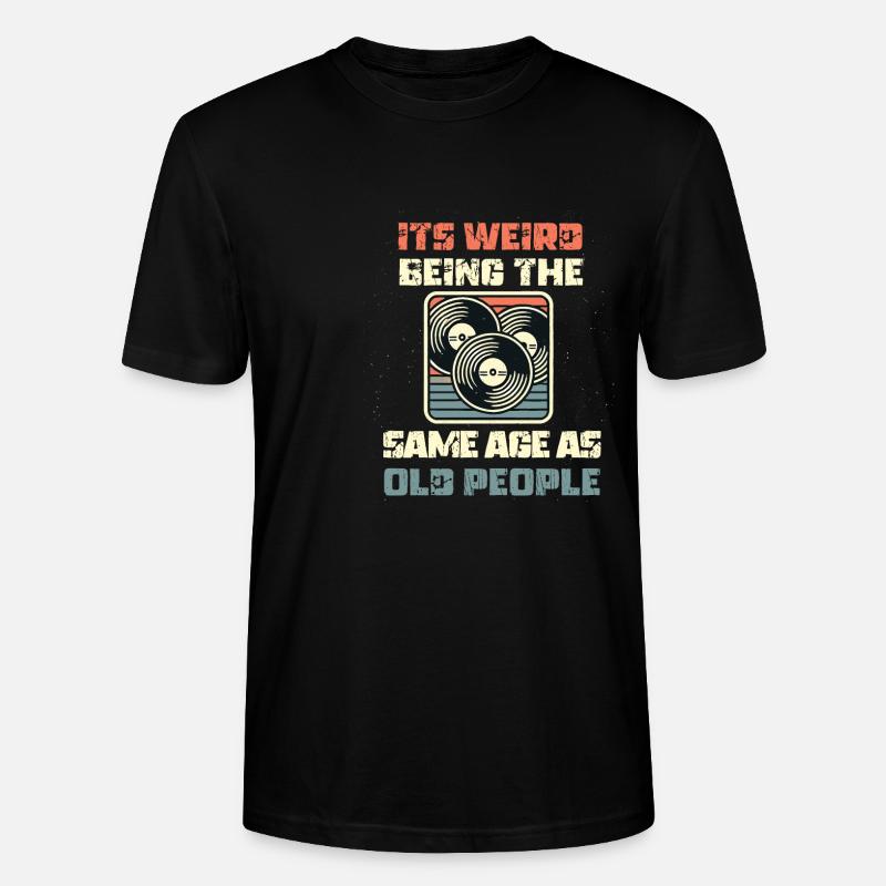 Millésime | Classique | Classique | Vieux - T-shirt bio CRAFTER Stanley Stella Unisexe - noir