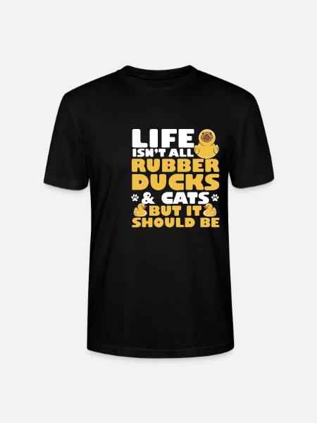Rubber Duck Rubber Duck - Stanley/Stella CRAFTER Unisex Organic T-Shirt - black
