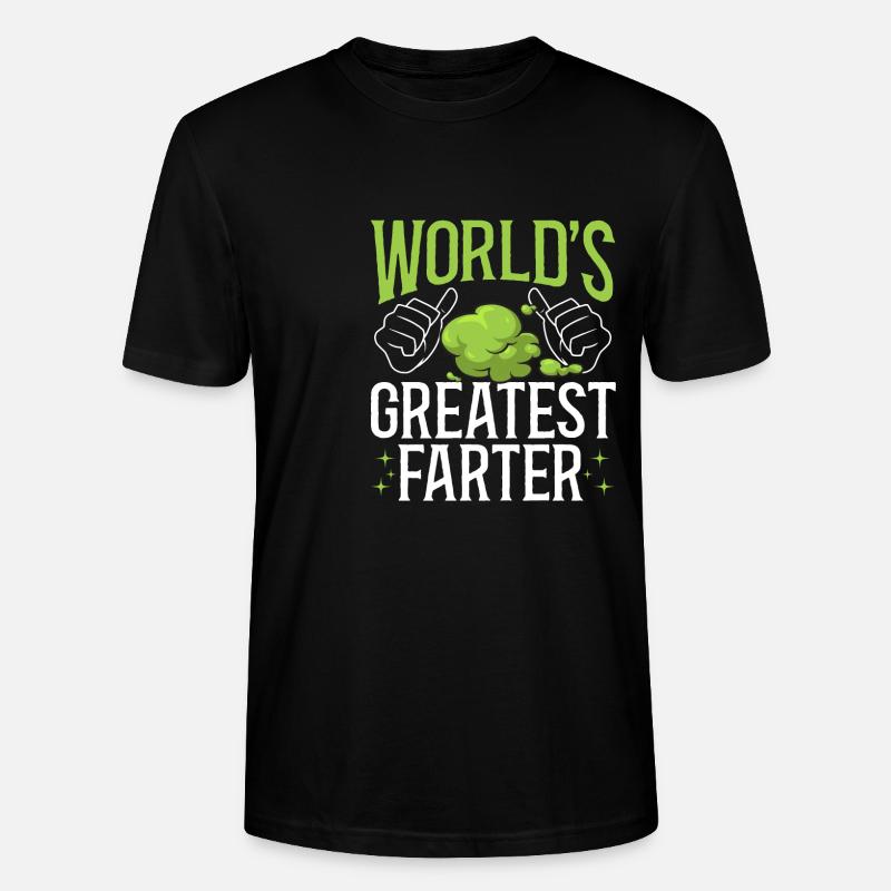 pet pète pète pète - T-shirt bio CRAFTER Stanley Stella Unisexe - noir
