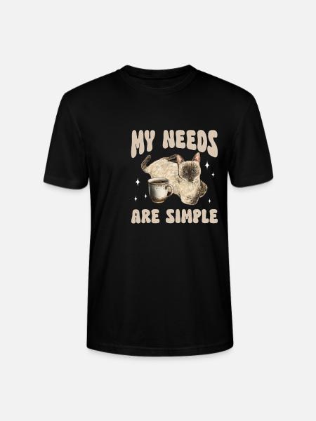 Siamese Cat Siamese Cat - Stanley/Stella CRAFTER Unisex Organic T-Shirt - black