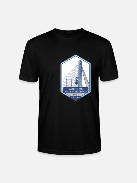Gøteborg Halvmaraton - 2025 - Sverige - Stanley Stella CRAFTER unisex økologisk-T-shirt - sort