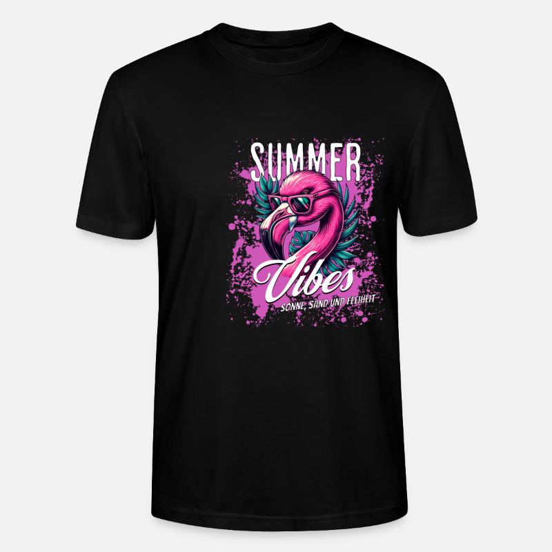 Summer Vibes - Stanley/Stella Unisex Bio-T-Shirt CRAFTER - Schwarz