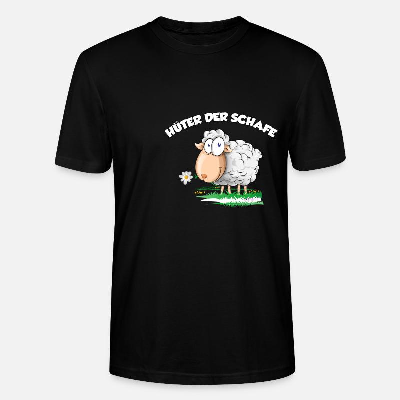 Hüter der Schafe - Stanley/Stella Unisex Bio-T-Shirt CRAFTER - Schwarz
