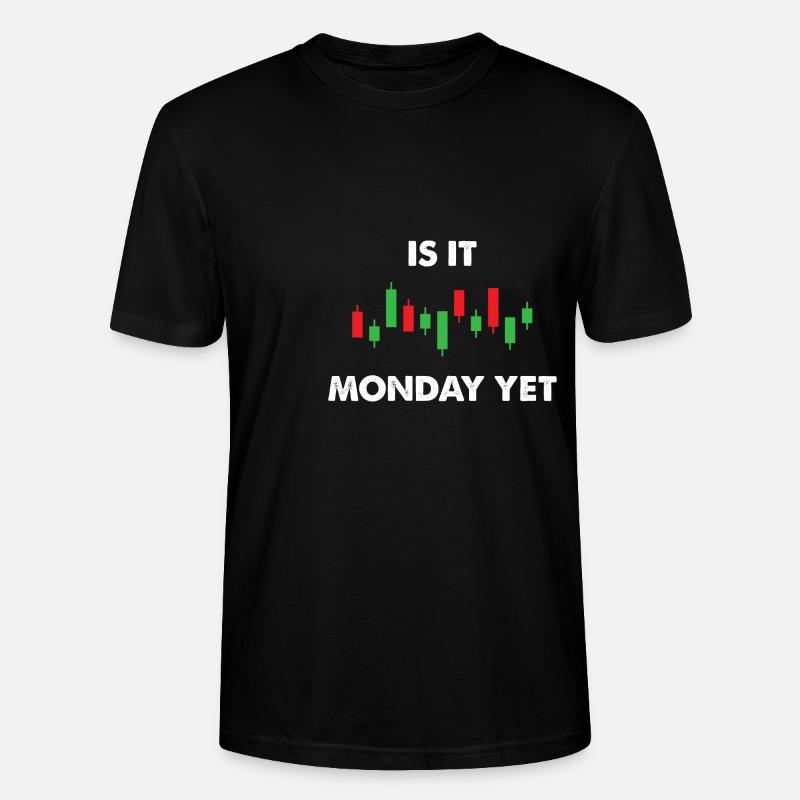 Est-ce que c’est déjà lundi ? - T-shirt bio CRAFTER Stanley Stella Unisexe - noir