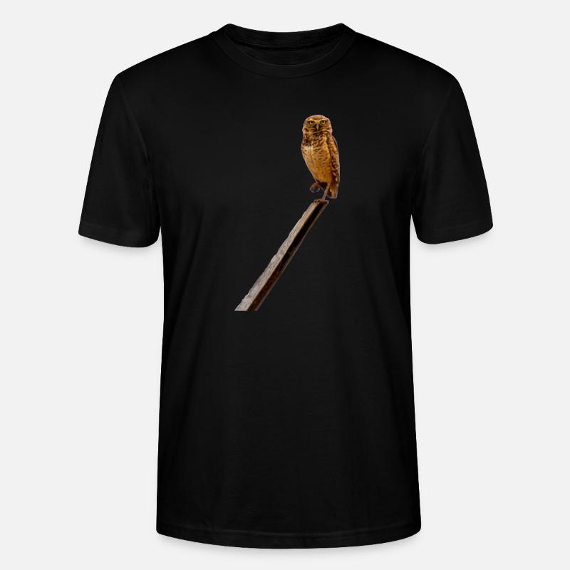 Es ist schön, eine Eule - Stanley/Stella Unisex Bio-T-Shirt CRAFTER - Schwarz