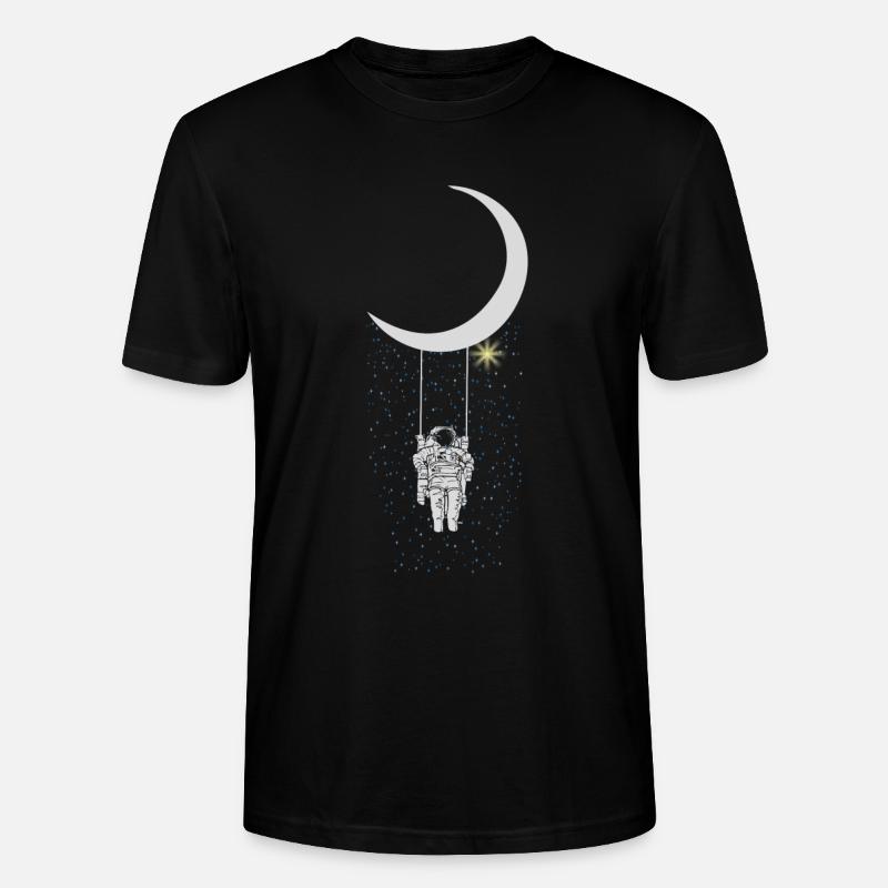 Astronaut - Stanley/Stella Unisex Bio-T-Shirt CRAFTER - Schwarz