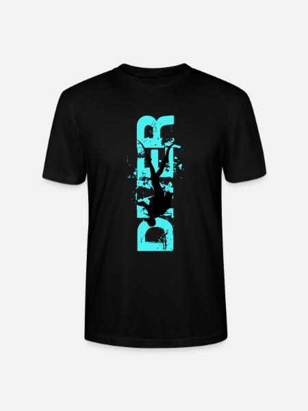 Scuba Diving Diver Silhouette Dive - Stanley/Stella Unisex Bio-T-Shirt CRAFTER - Schwarz