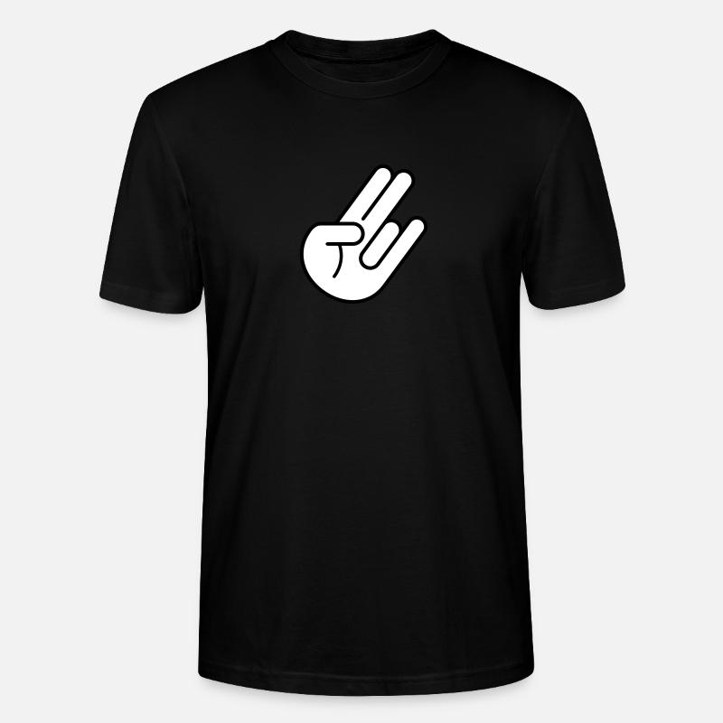 JDM Hand 2c - Stanley/Stella Unisex Bio-T-Shirt CRAFTER - Schwarz