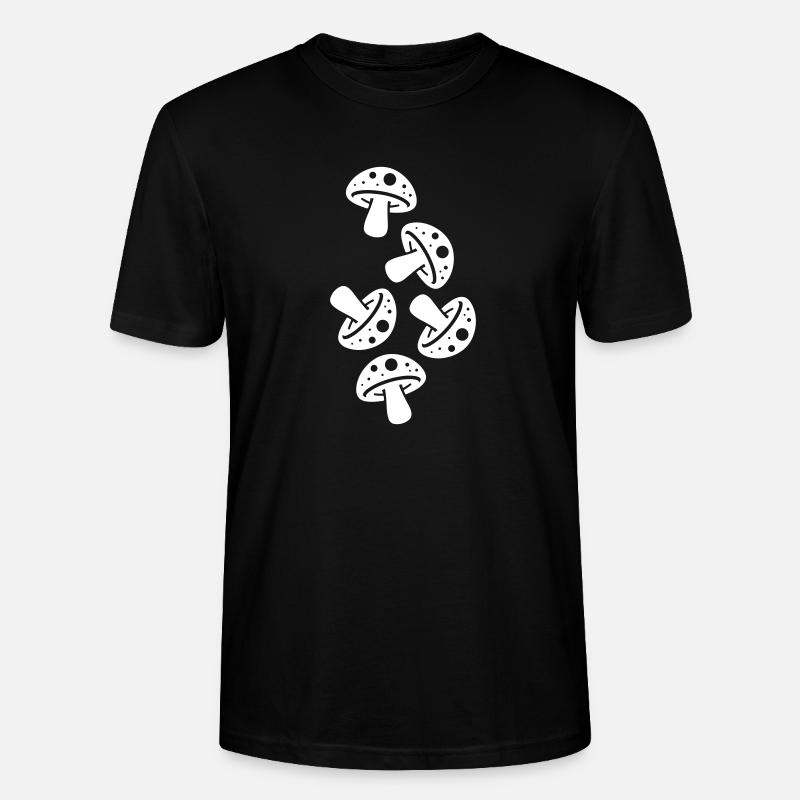 Champignons Champignon Crapaud - T-shirt bio CRAFTER Stanley Stella Unisexe - noir