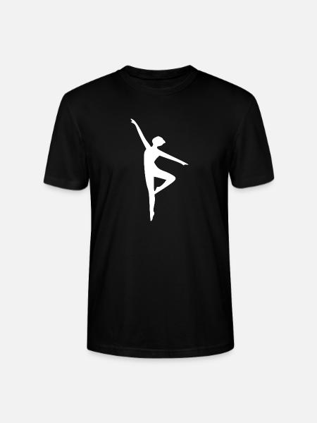 Sport Silhouettes Shadow Figure White - Stanley/Stella CRAFTER Unisex Organic T-Shirt - black