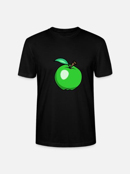 Apfel - Stanley/Stella Unisex Bio-T-Shirt CRAFTER - Schwarz