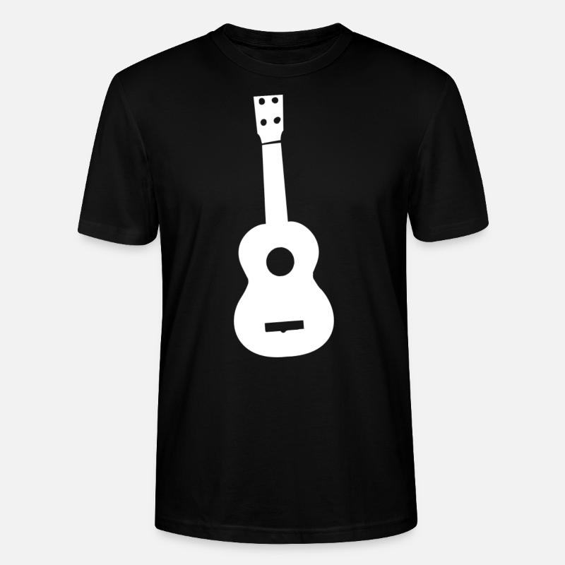 gitarre - Stanley/Stella Unisex Bio-T-Shirt CRAFTER - Schwarz