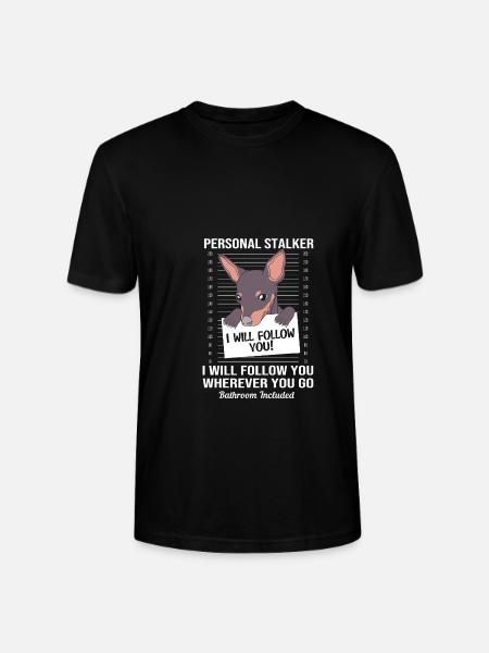 Zwergpinscher - Stanley/Stella Unisex Bio-T-Shirt CRAFTER - Schwarz
